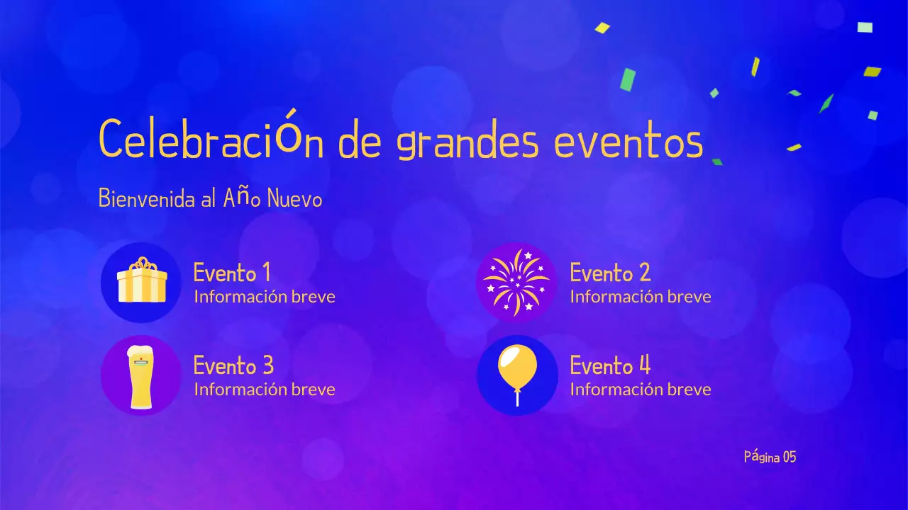 tarjeta de año nuevo navy modern