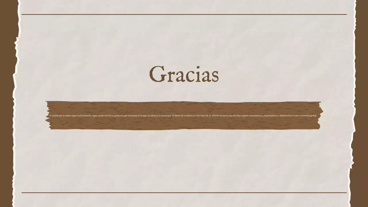 Brown Vintage Music Historia