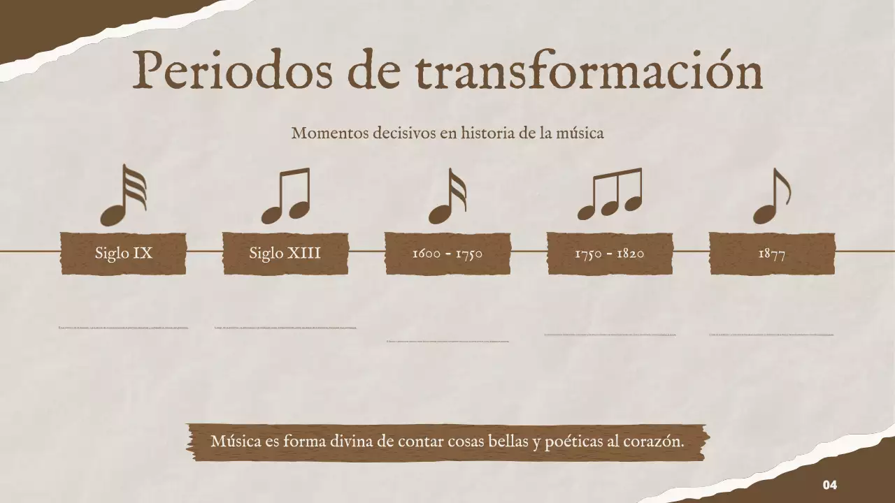 Brown Vintage Music Historia