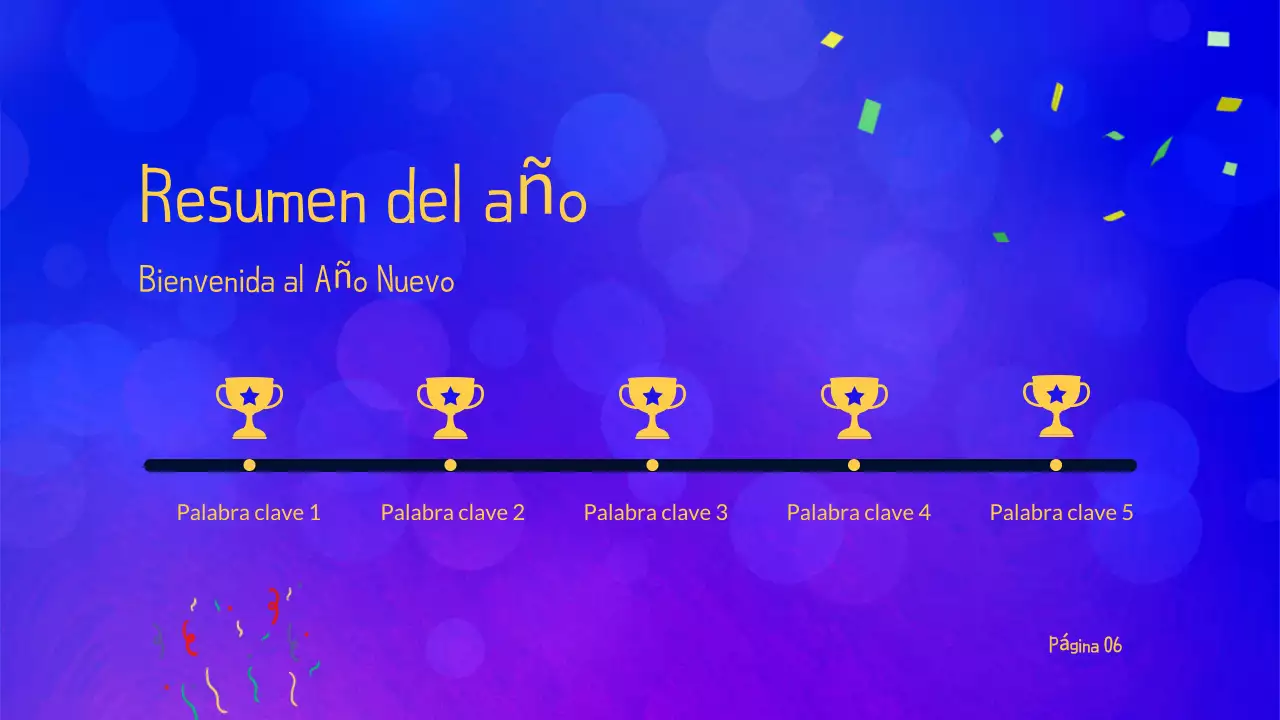 tarjeta de año nuevo navy modern