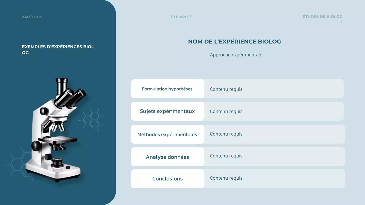 certificat de cours de biologie moderne sarcelle