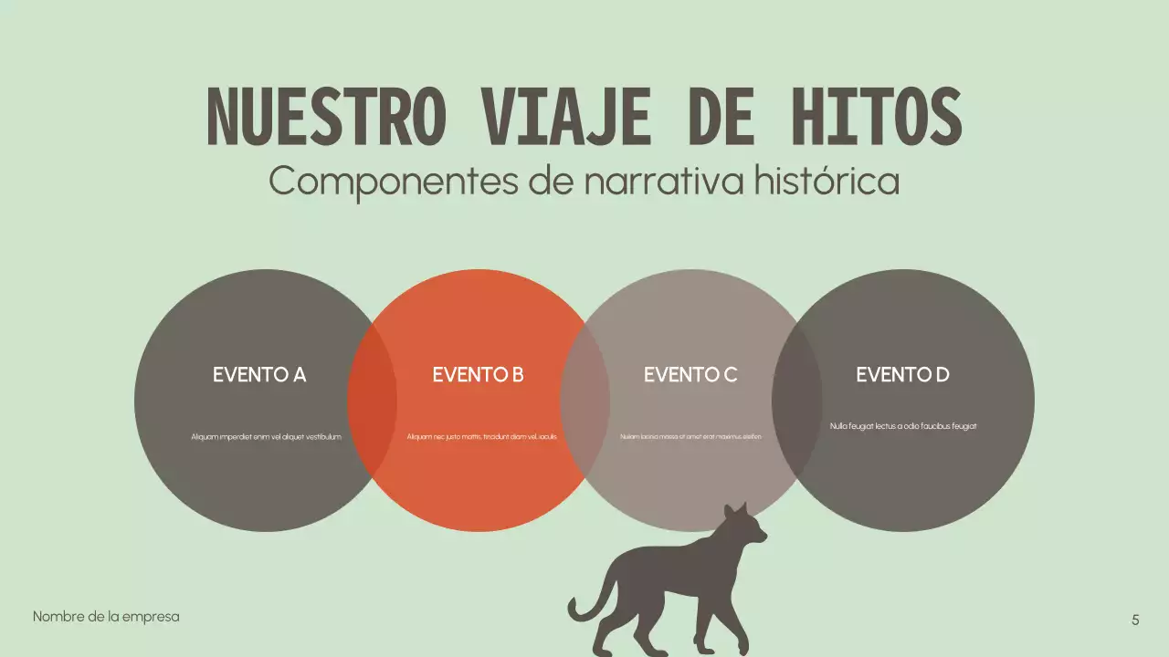 Presentación minimalista de una organización sin ánimo de lucro para la protección de la naturaleza