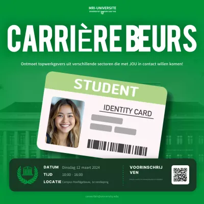 groen modern carrière-evenement