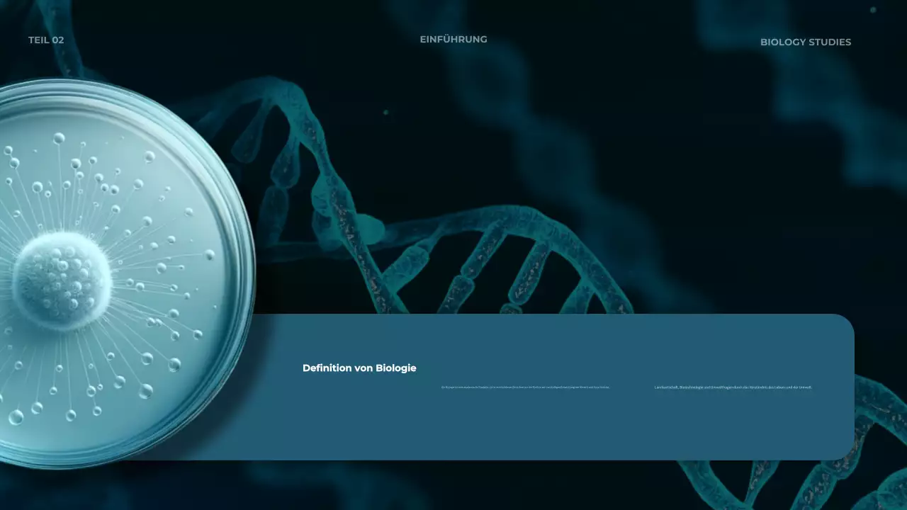 teal modern biology Kurszertifikat