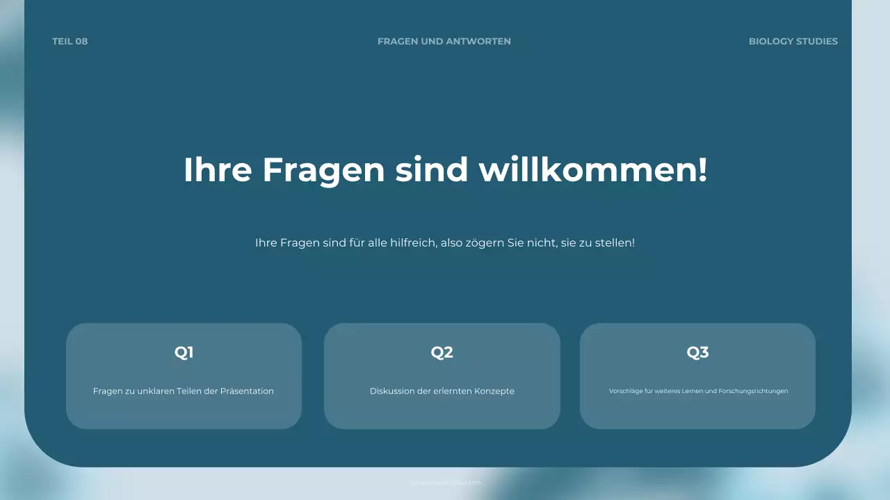 teal modern biology Kurszertifikat