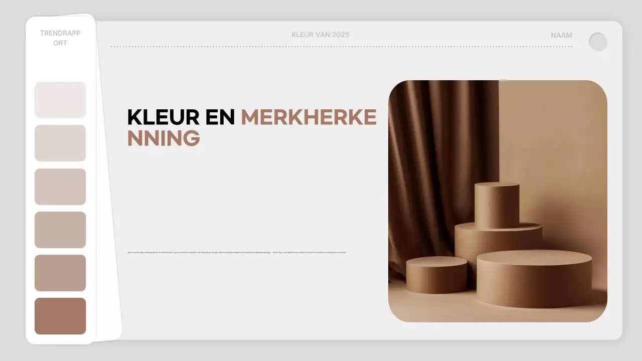 bruin modern kleurrapport