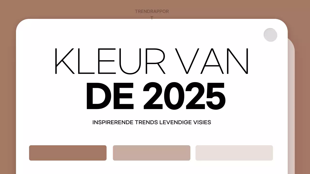 bruin modern kleurrapport