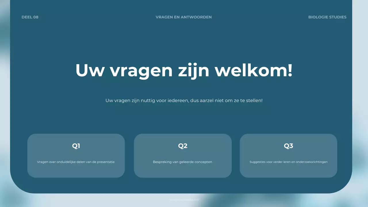 teal moderne biologie cursus certificaat