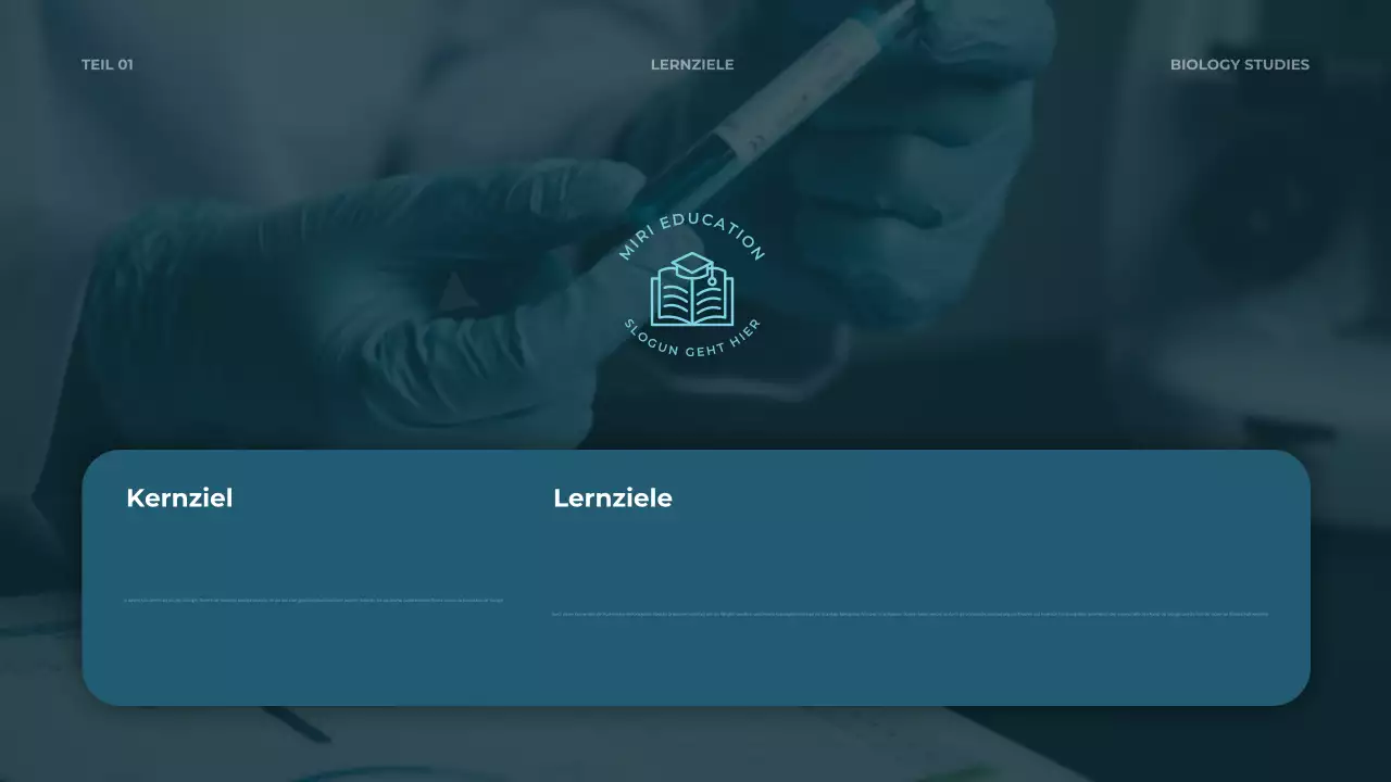 teal modern biology Kurszertifikat