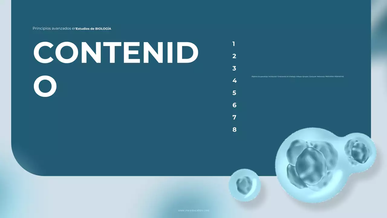 certificado del curso de biología moderna teal