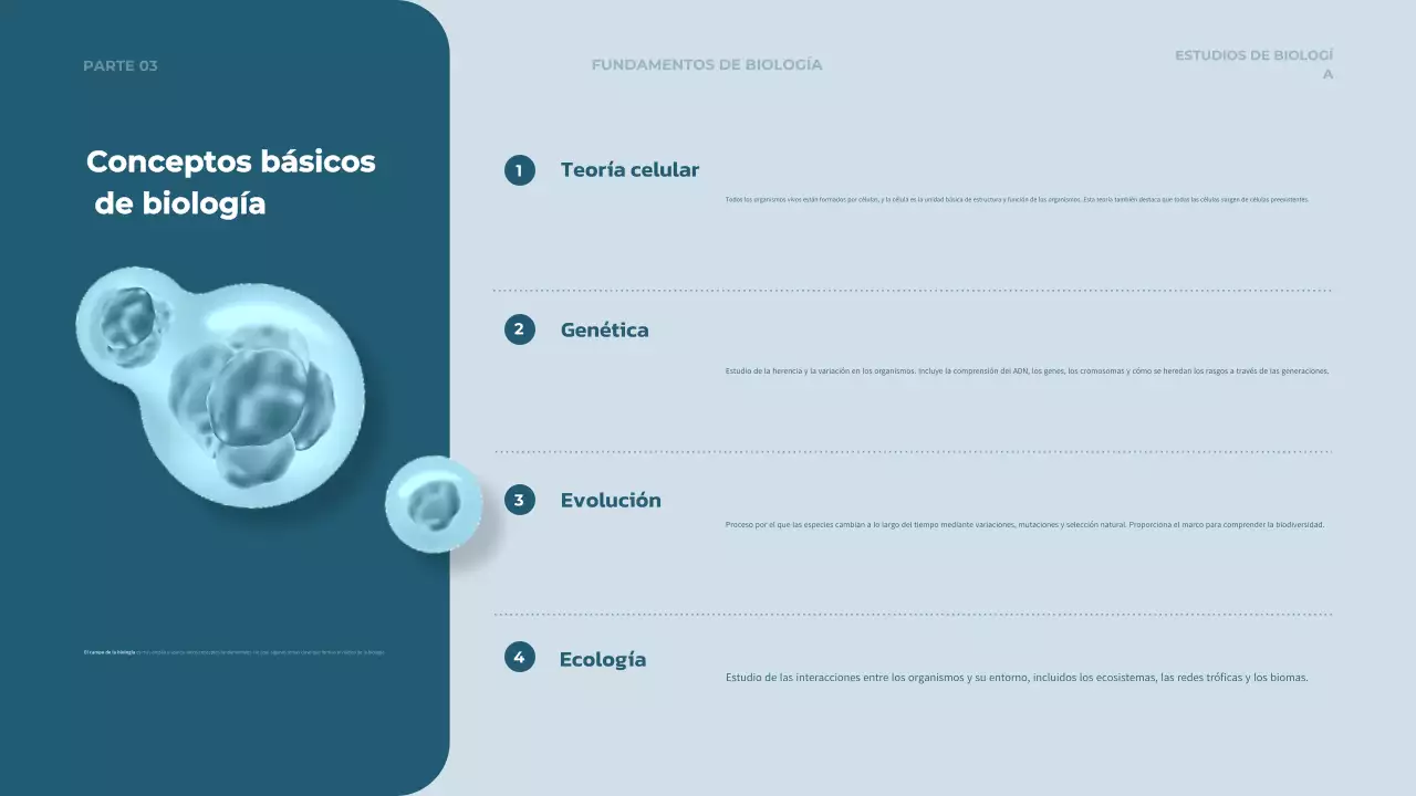 certificado del curso de biología moderna teal