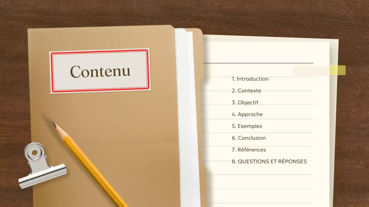 document académique classique beige