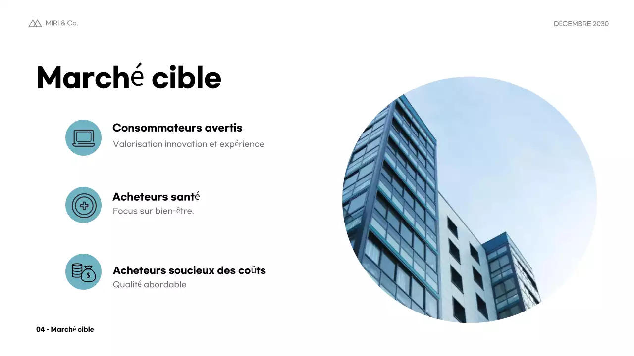 Plan d'affaires Blue Modern