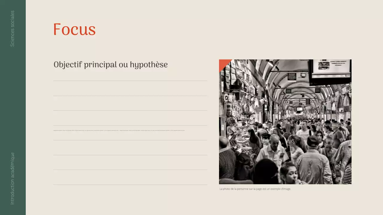 présentation académique green classic