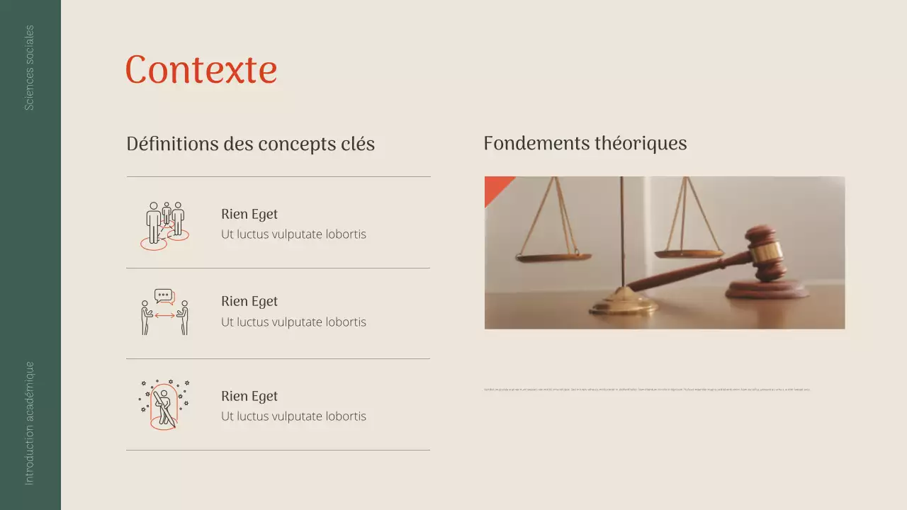 présentation académique green classic