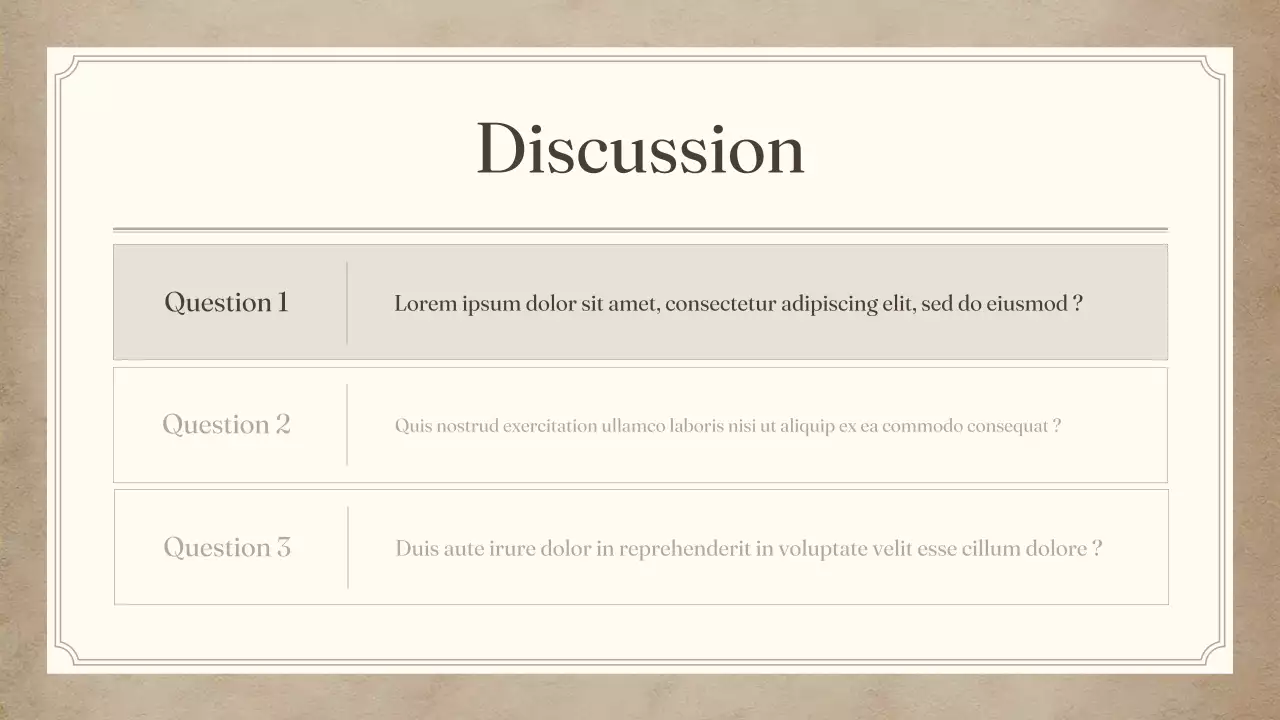 Lettre d'information civile vintage beige