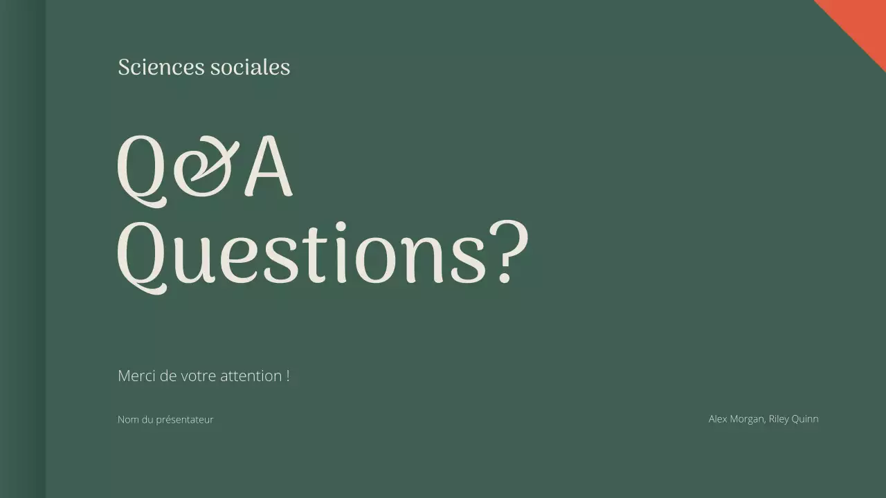 présentation académique green classic