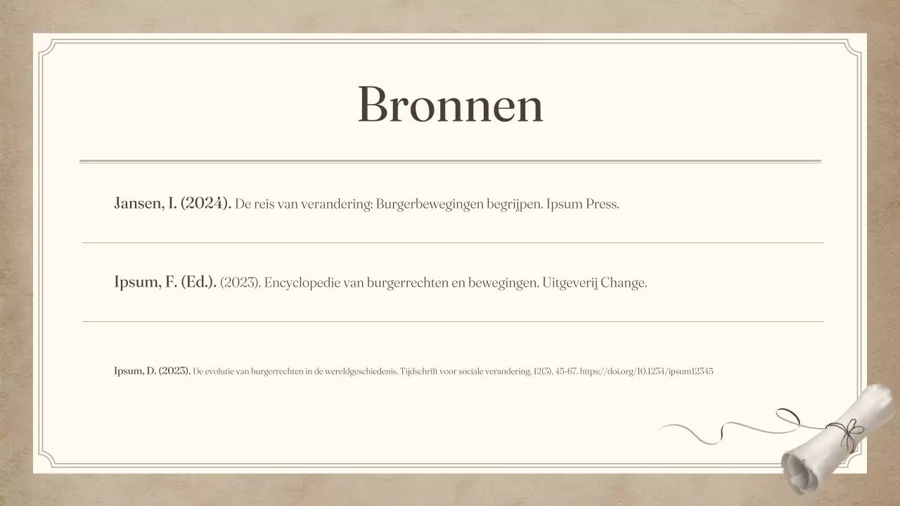 beige vintage nieuwsbrief voor burgers