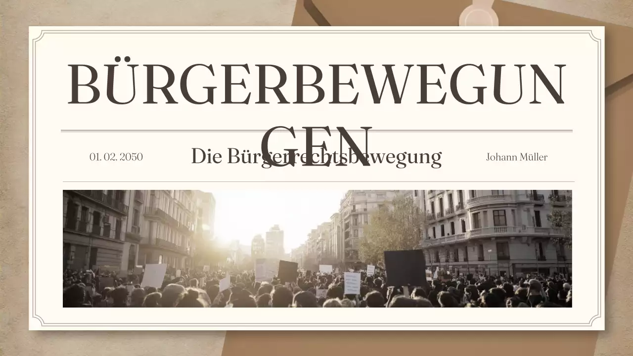 beige vintage zivilen Newsletter