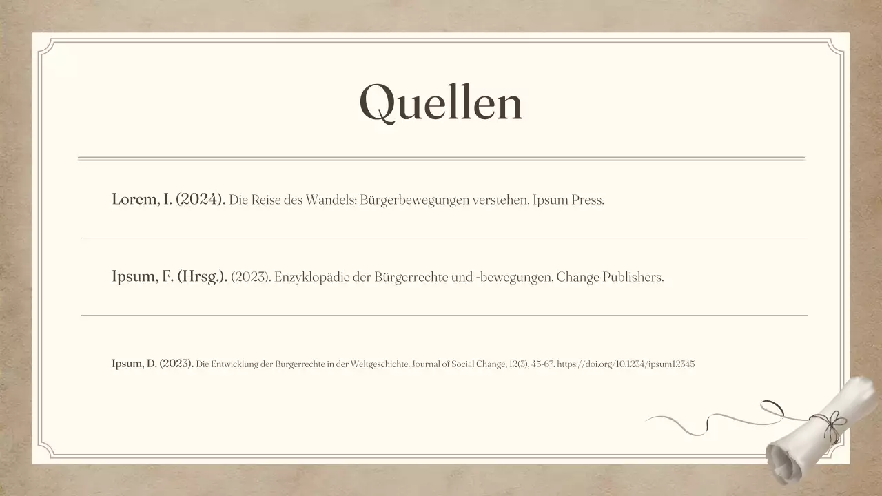 beige vintage zivilen Newsletter