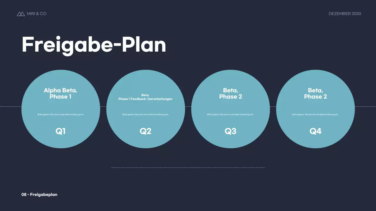 Blue Modern Business Plan