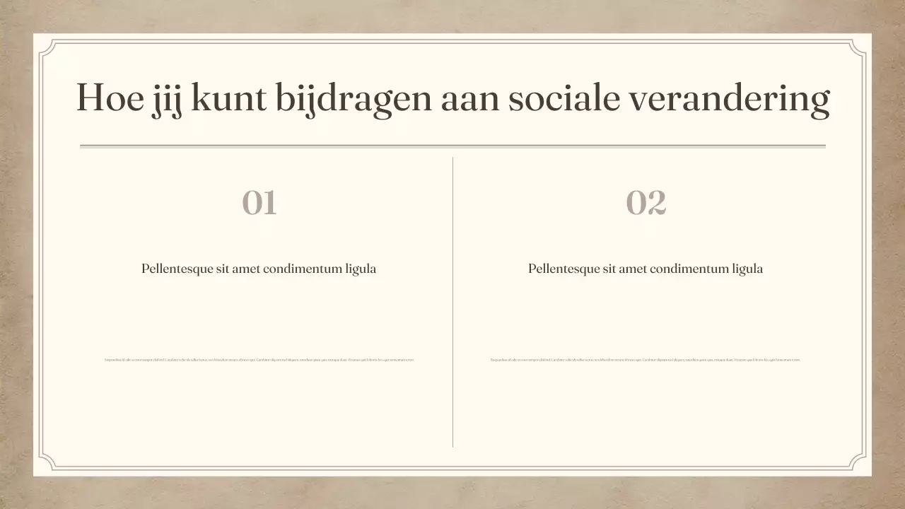 beige vintage nieuwsbrief voor burgers