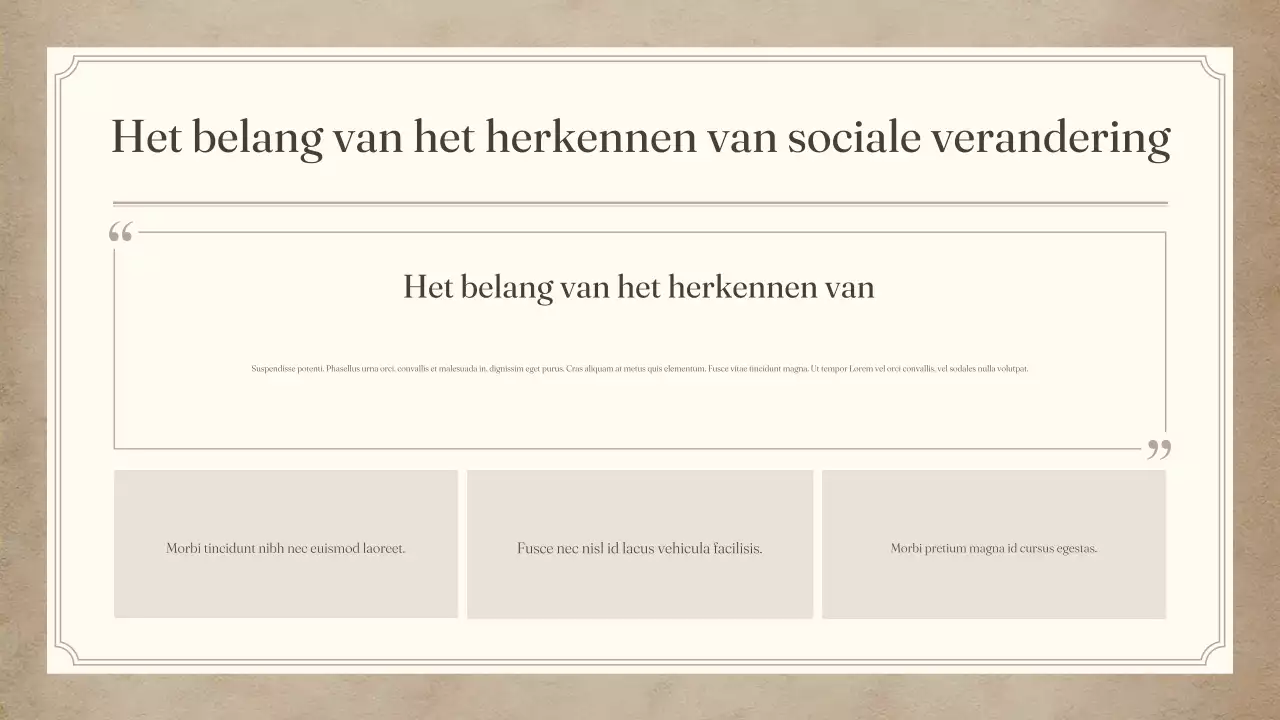 beige vintage nieuwsbrief voor burgers