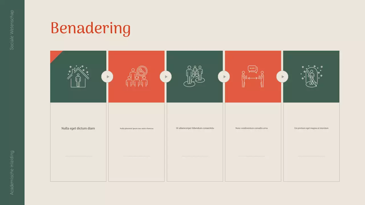 groene klassieke academische presentatie