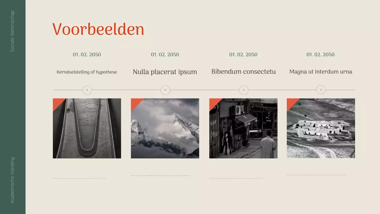 groene klassieke academische presentatie