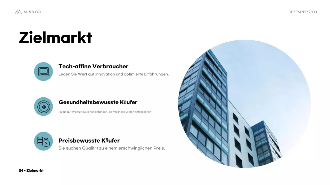 Blue Modern Business Plan