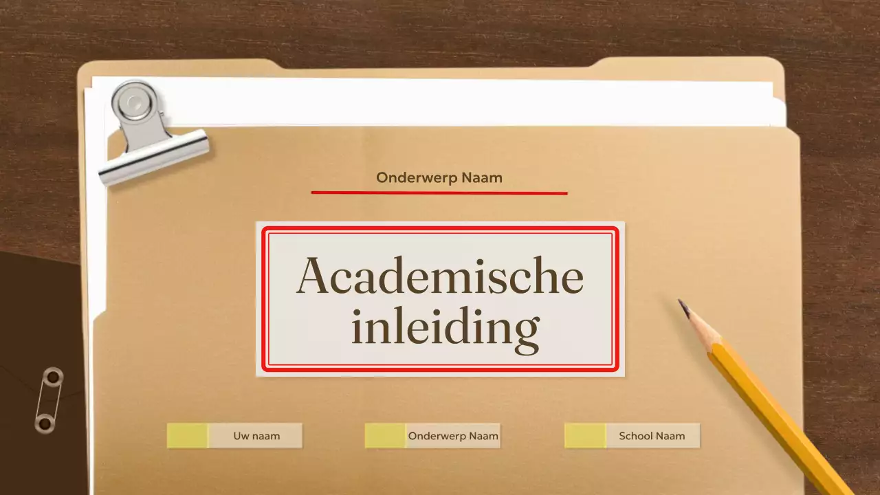beige klassiek academisch document