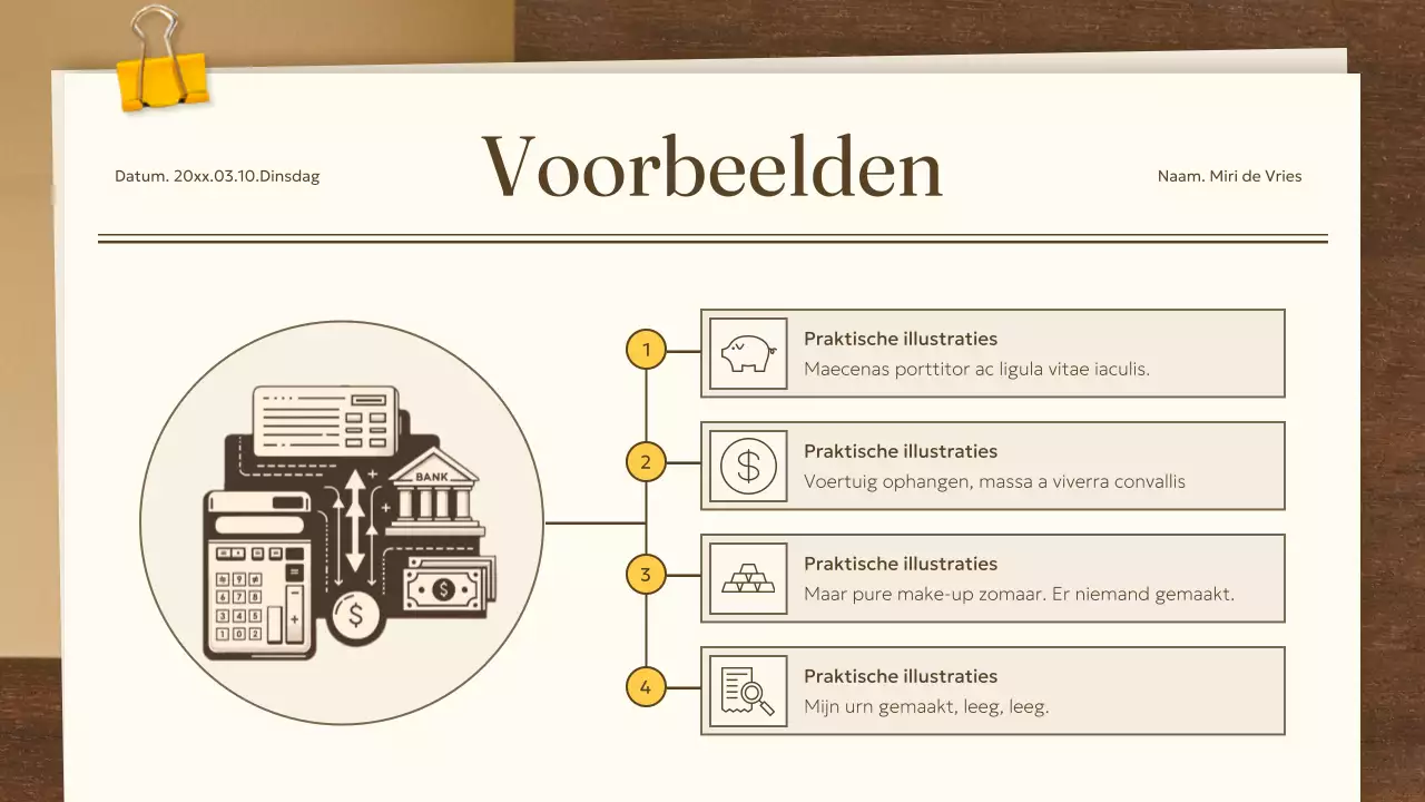 beige klassiek academisch document