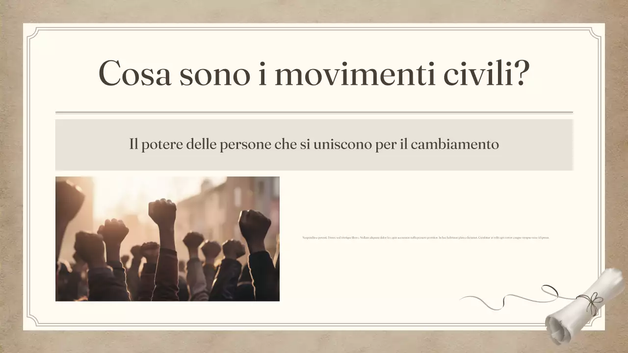 newsletter civile vintage beige