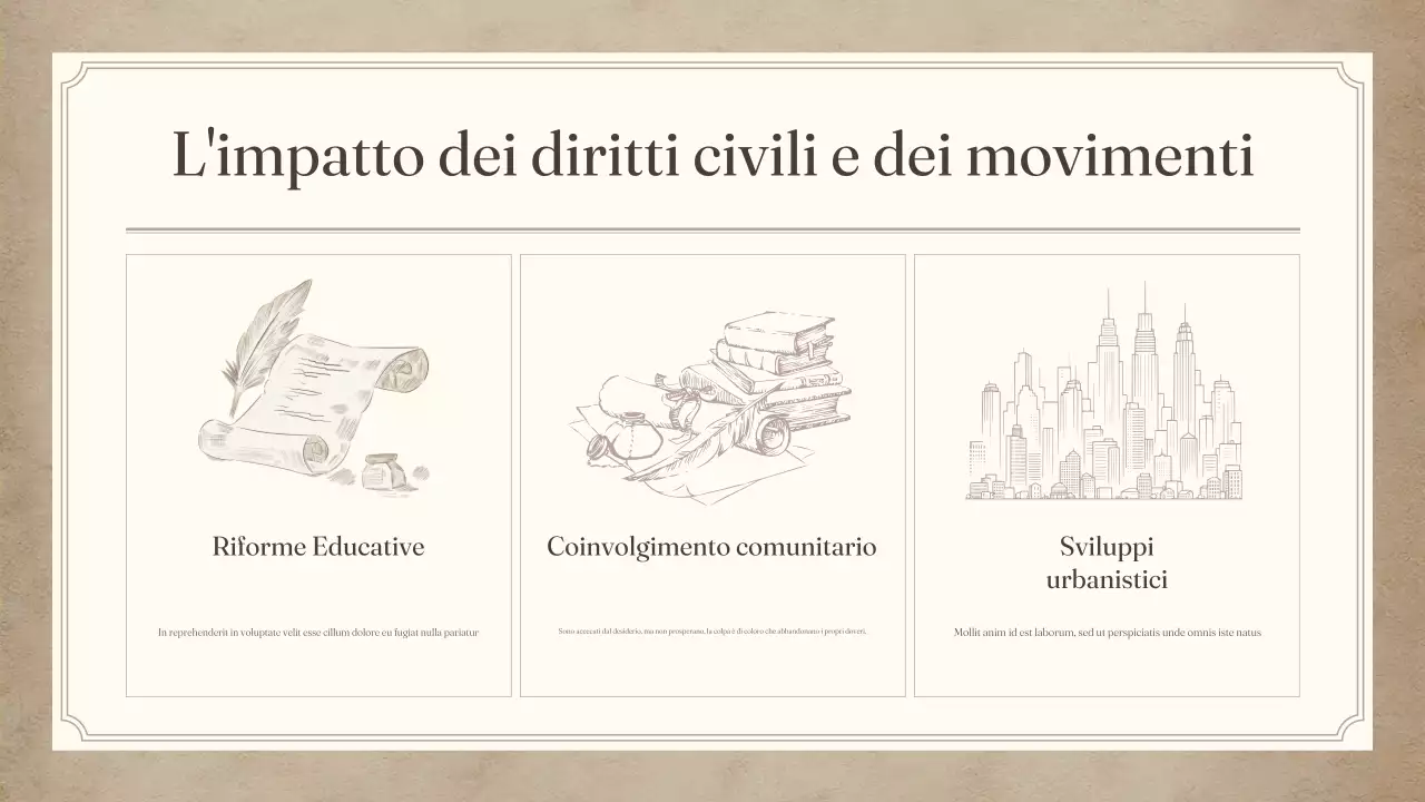 newsletter civile vintage beige