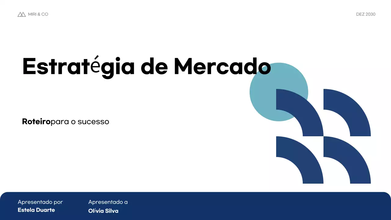 Plano de negócios da Blue Modern