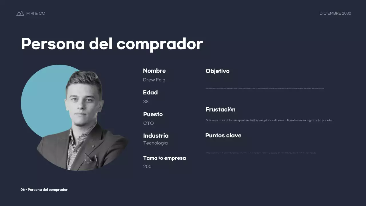 Plan de empresa Blue Modern