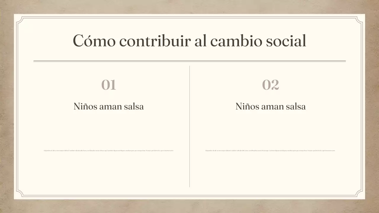 boletín civil vintage beige