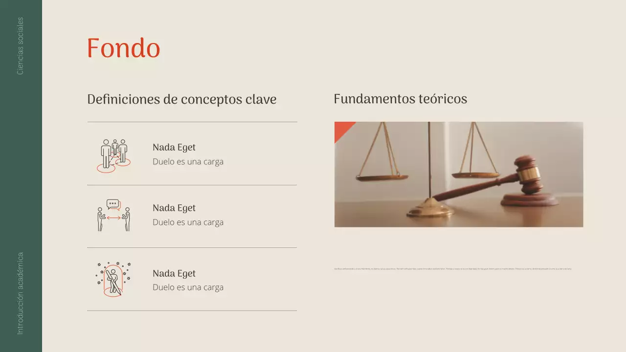 presentación académica green classic