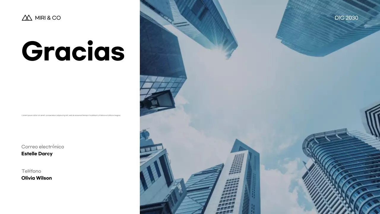 Plan de empresa Blue Modern