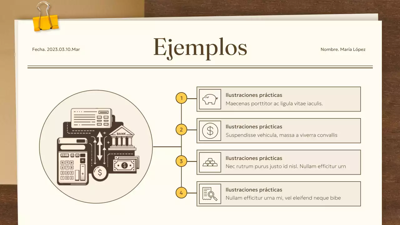 documento académico clásico beige