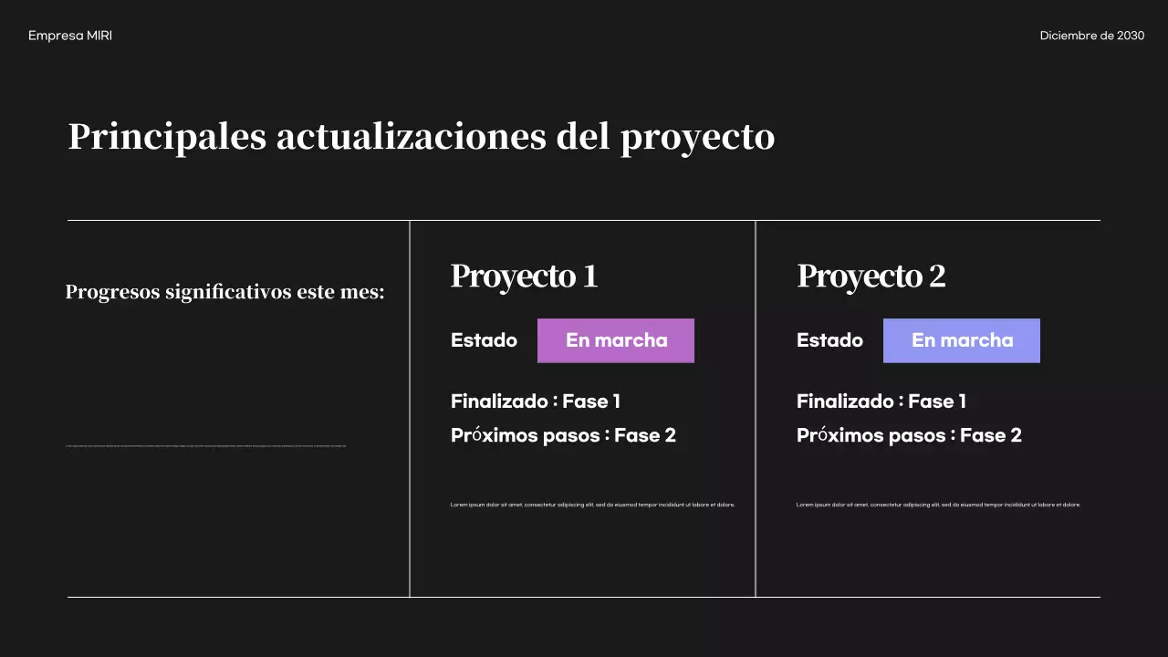 Informe Black Modern Business