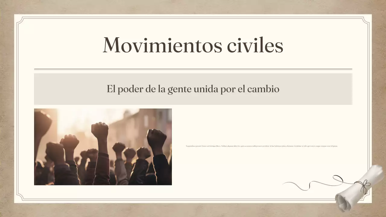 boletín civil vintage beige