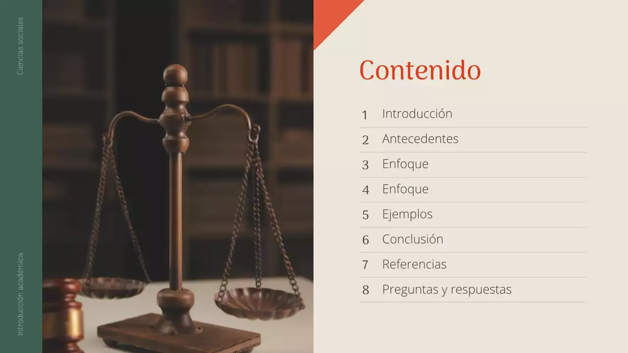 presentación académica green classic