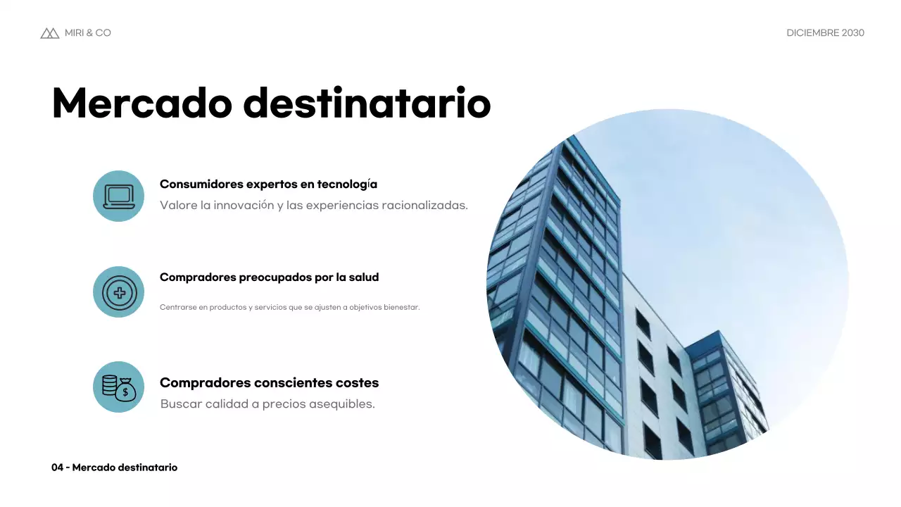 Plan de empresa Blue Modern