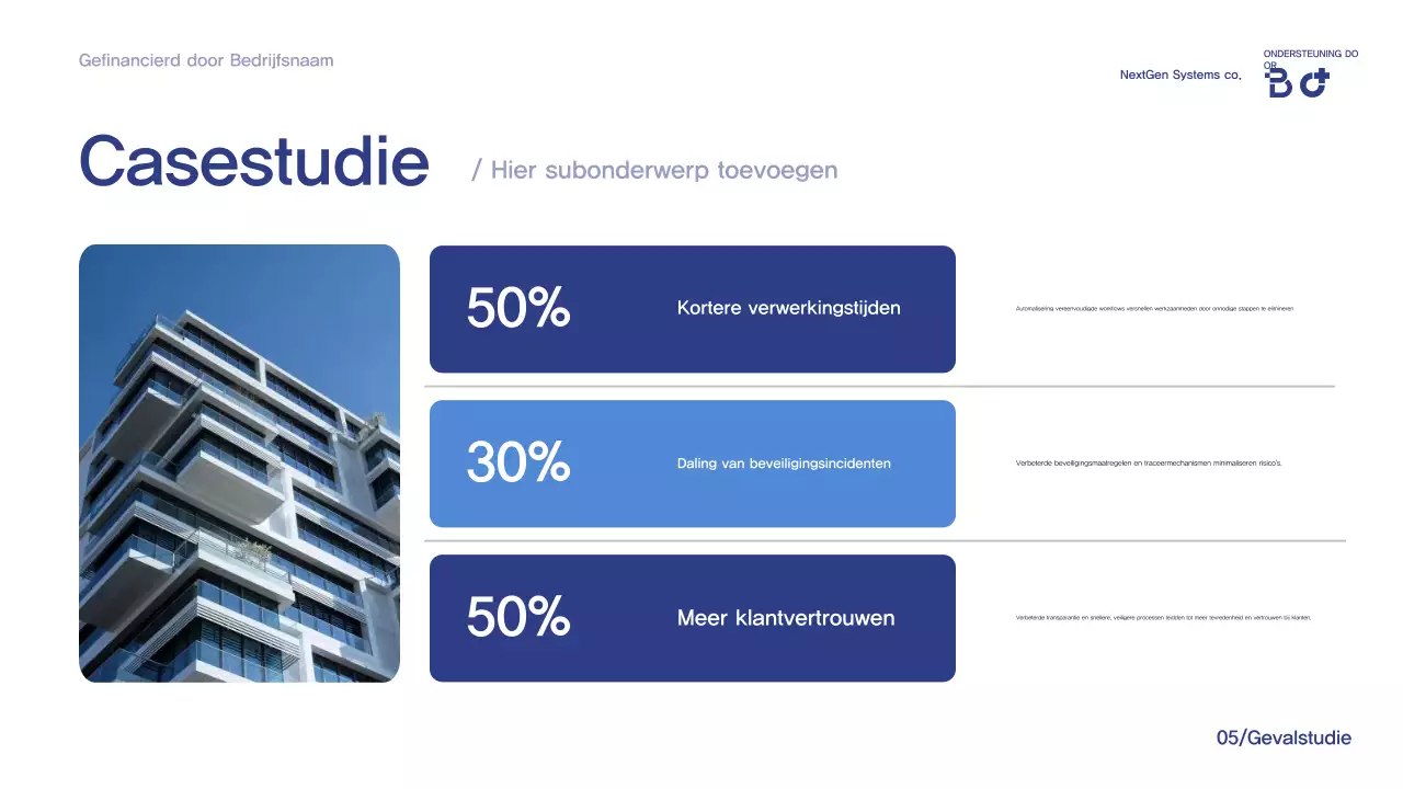 Blue Modern Conferentie Aankondiging