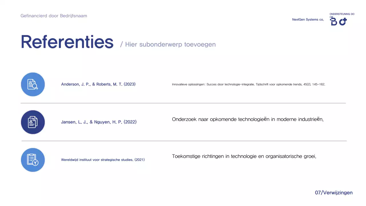 Blue Modern Conferentie Aankondiging