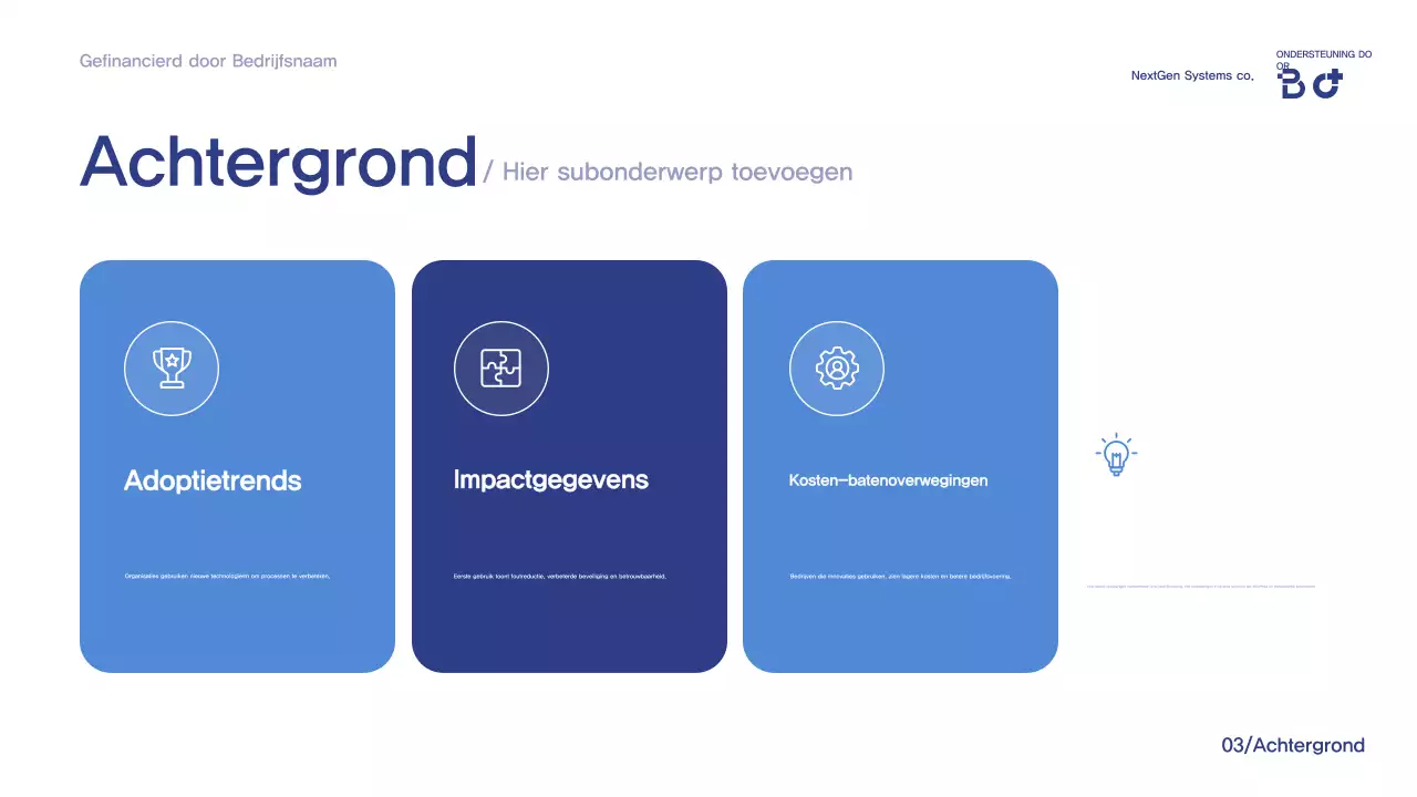 Blue Modern Conferentie Aankondiging