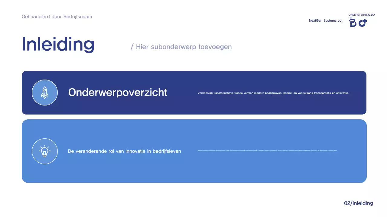 Blue Modern Conferentie Aankondiging