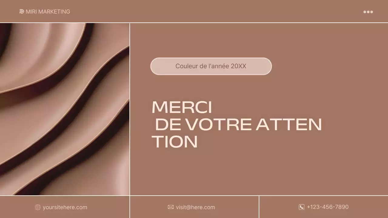 document de rapport sur les tendances modernes en beige