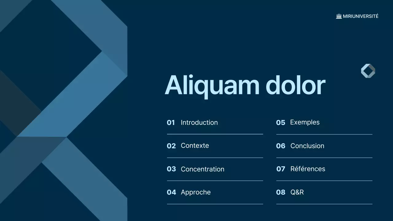 conférence bleue sur la science moderne